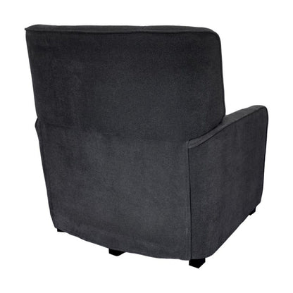 Stylish Gray Manual Recliner Accent Chair