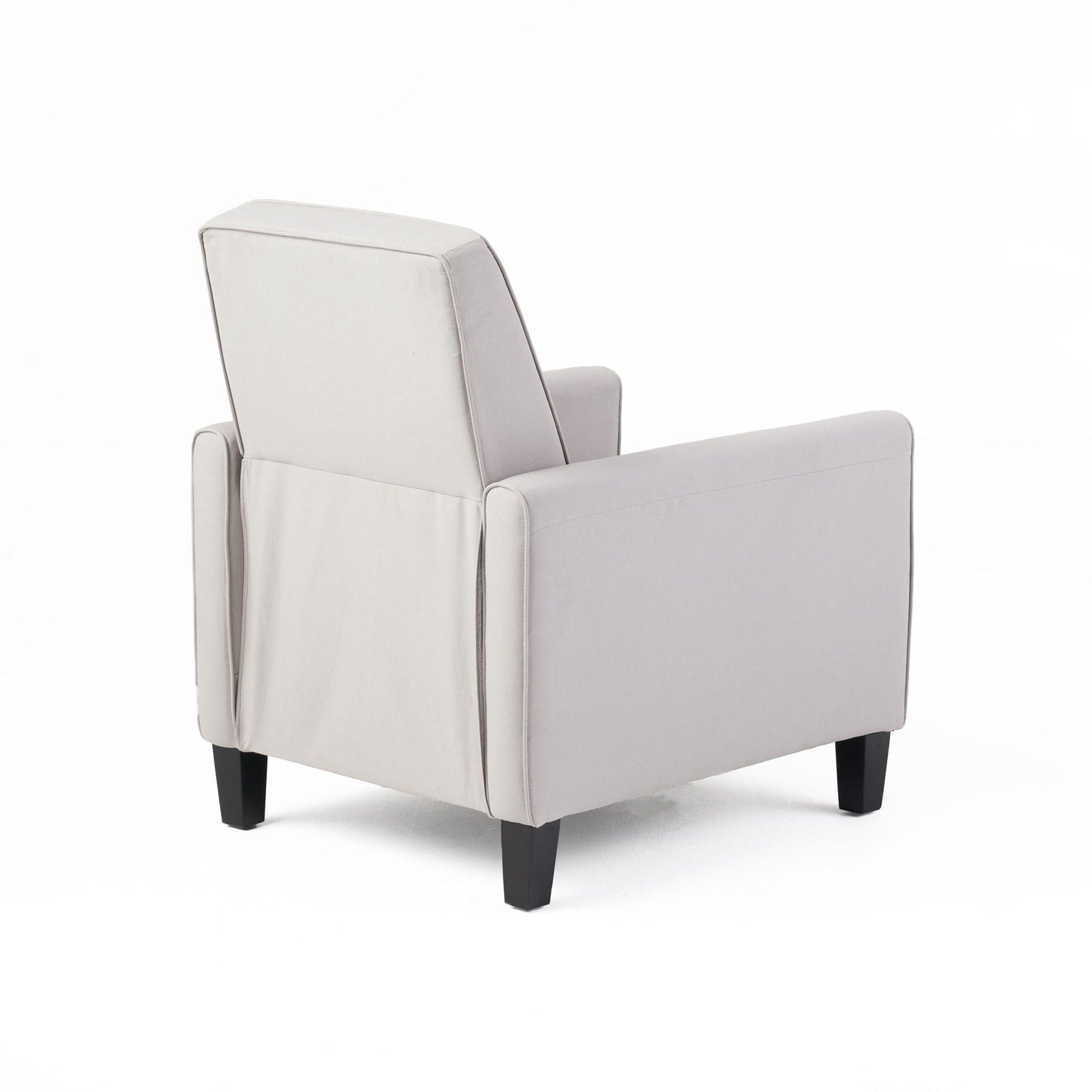 Upholstered Push Back Recliner Chair and Lounge