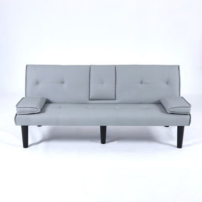 Compact Foldable Sofa Bed and Cup Holder