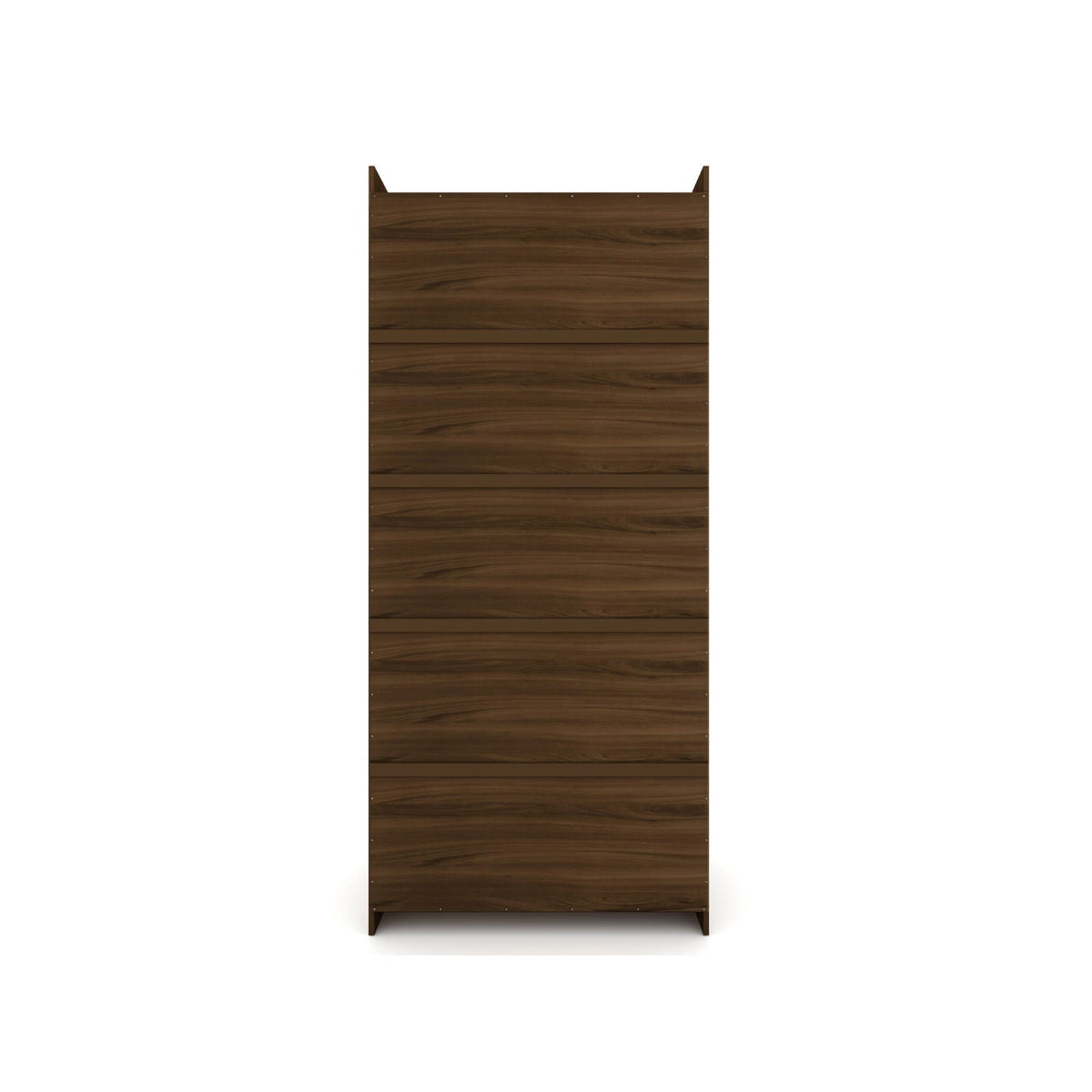 Mulberry Wardrobe Closet with adjustable shelving in dark brown wood finish on Tampa Home & Garden Store