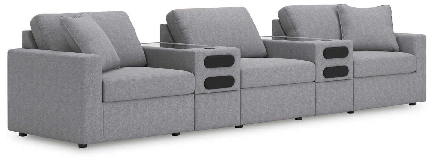 Modmax Sectional in Granite Performance Fabric