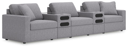 Modmax Sectional in Granite Performance Fabric