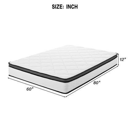 Hybrid Mattress with Pocket Coils and Memory Foam