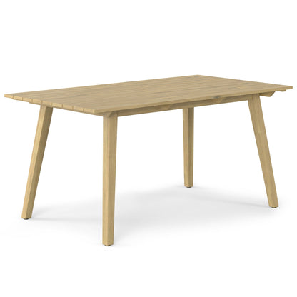 Kona and the Light Teak Outdoor Dining Table