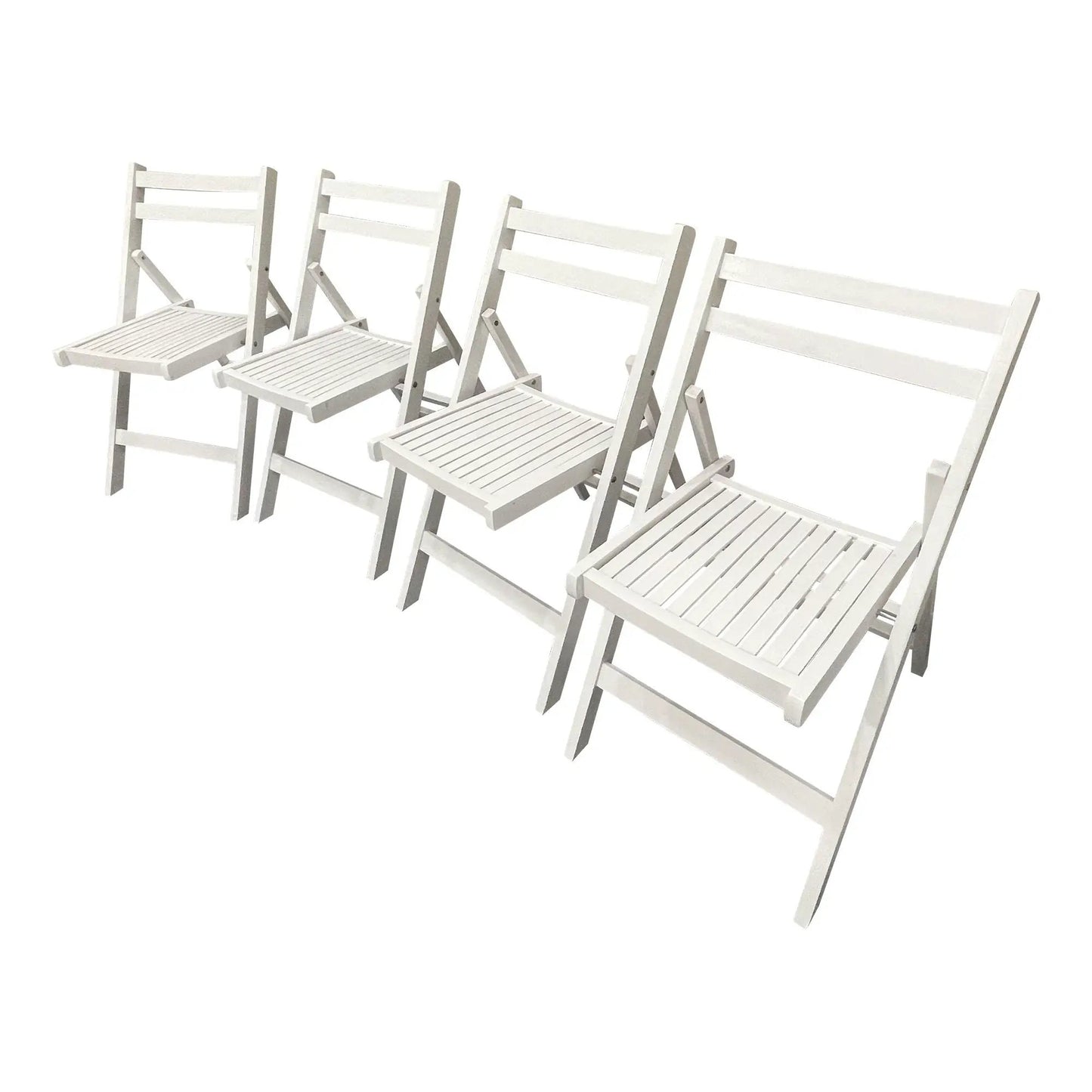 Solid Wood Foldable Event Chair Set of 4