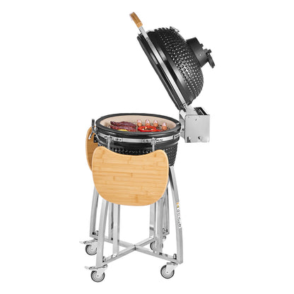 Heavy Duty Kamado Charcoal Smoker and Grill