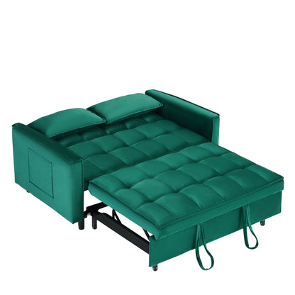 Large 3 In 1 Sofa Bed and Velvet Living Room