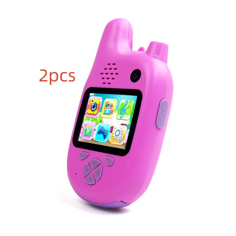 Pink walkie-talkie kid camera toy with colorful screen and Dpad 2pcs Sell My Stuff Toys on Tampa Home & Garden Store
