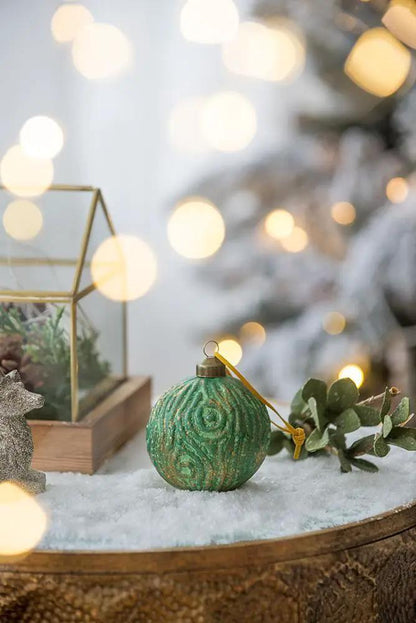 Christmas Ball Glass Ornament and Tree Decoration