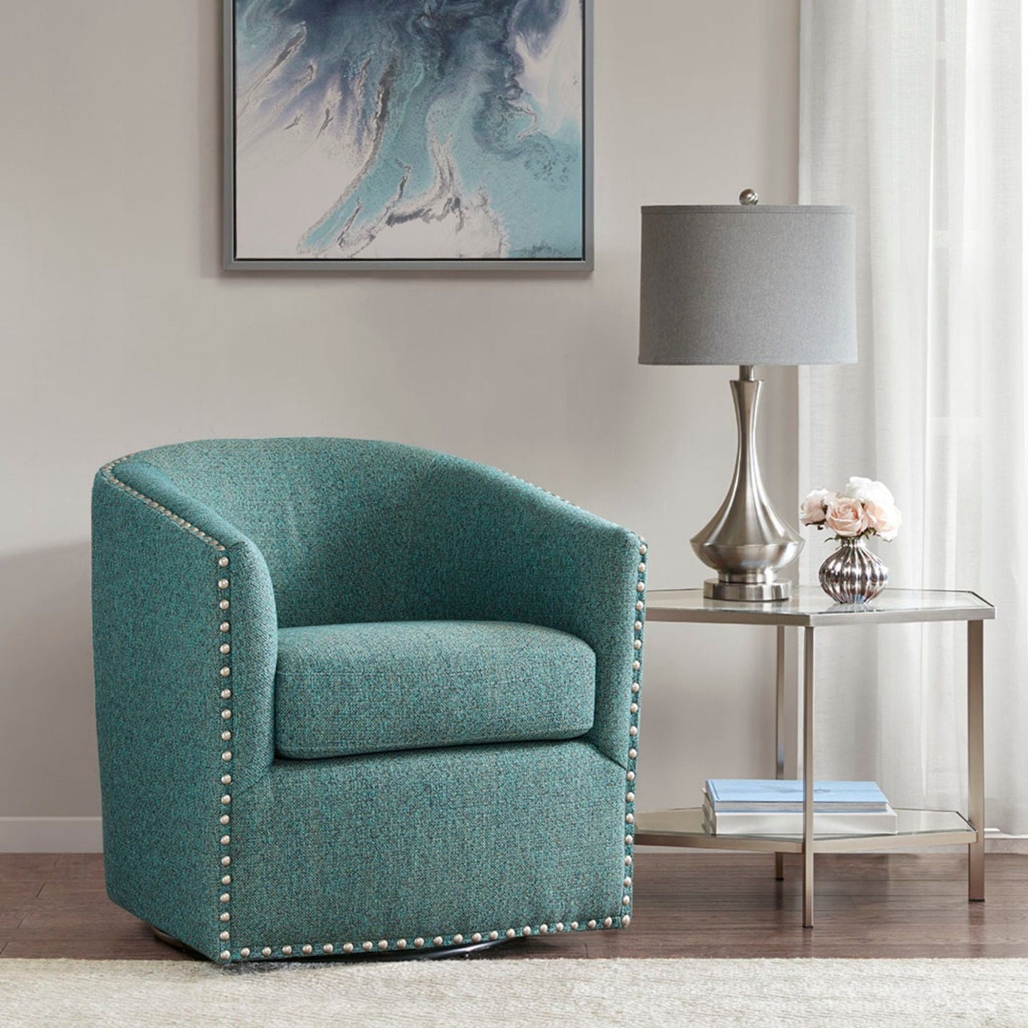 Elegant Chair 360 Degree Rotation and Comfort