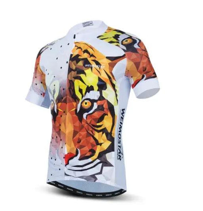 Cycling Jersey Men Lion 3D Breathable Top