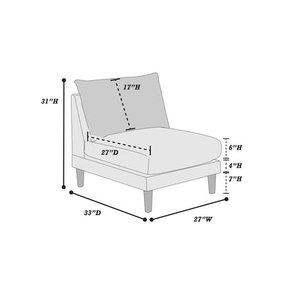 Modular L-Sectional Set With Ottomans Pink, 3-Piece Living Room Set by HouseOfZazla on Tampa Home & Garden Store