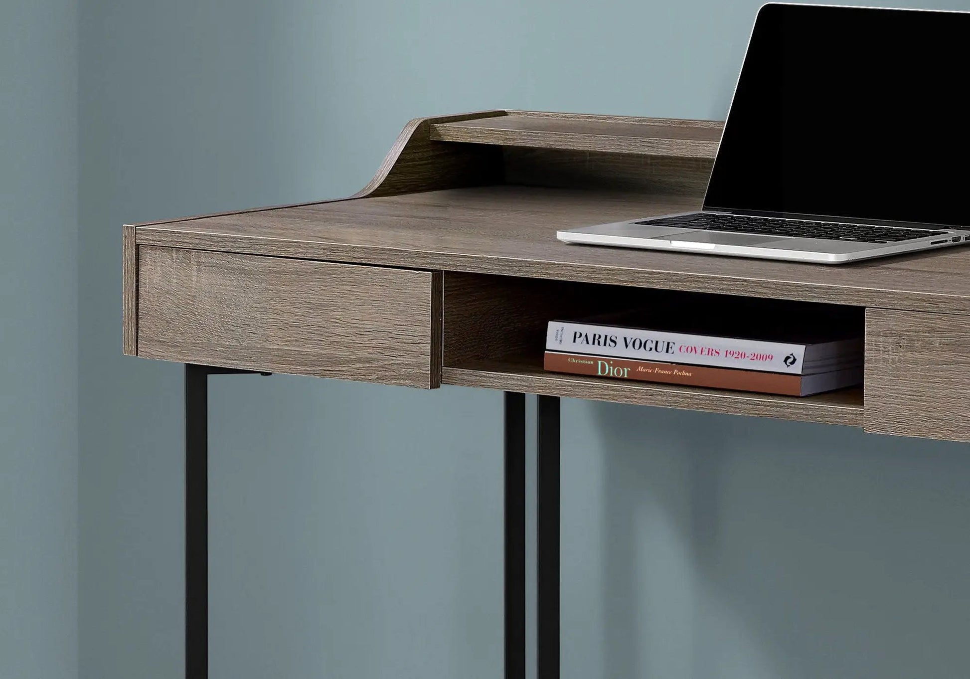 Wooden Computer desk by Unique Piece Furniture with integrated shelf and storage drawer on Tampa Home & Garden Store