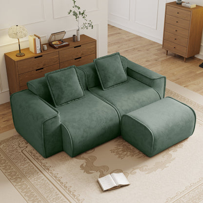 Elegant Velvet Modular Sofa And L Shape Sectional