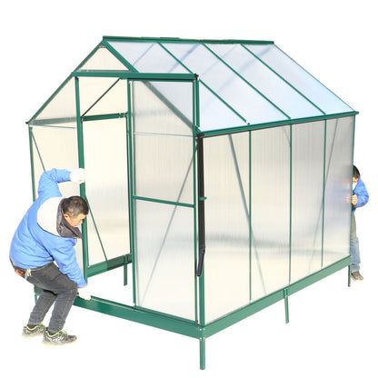 Heavy Duty Polycarbonate Greenhouse Kit and Door