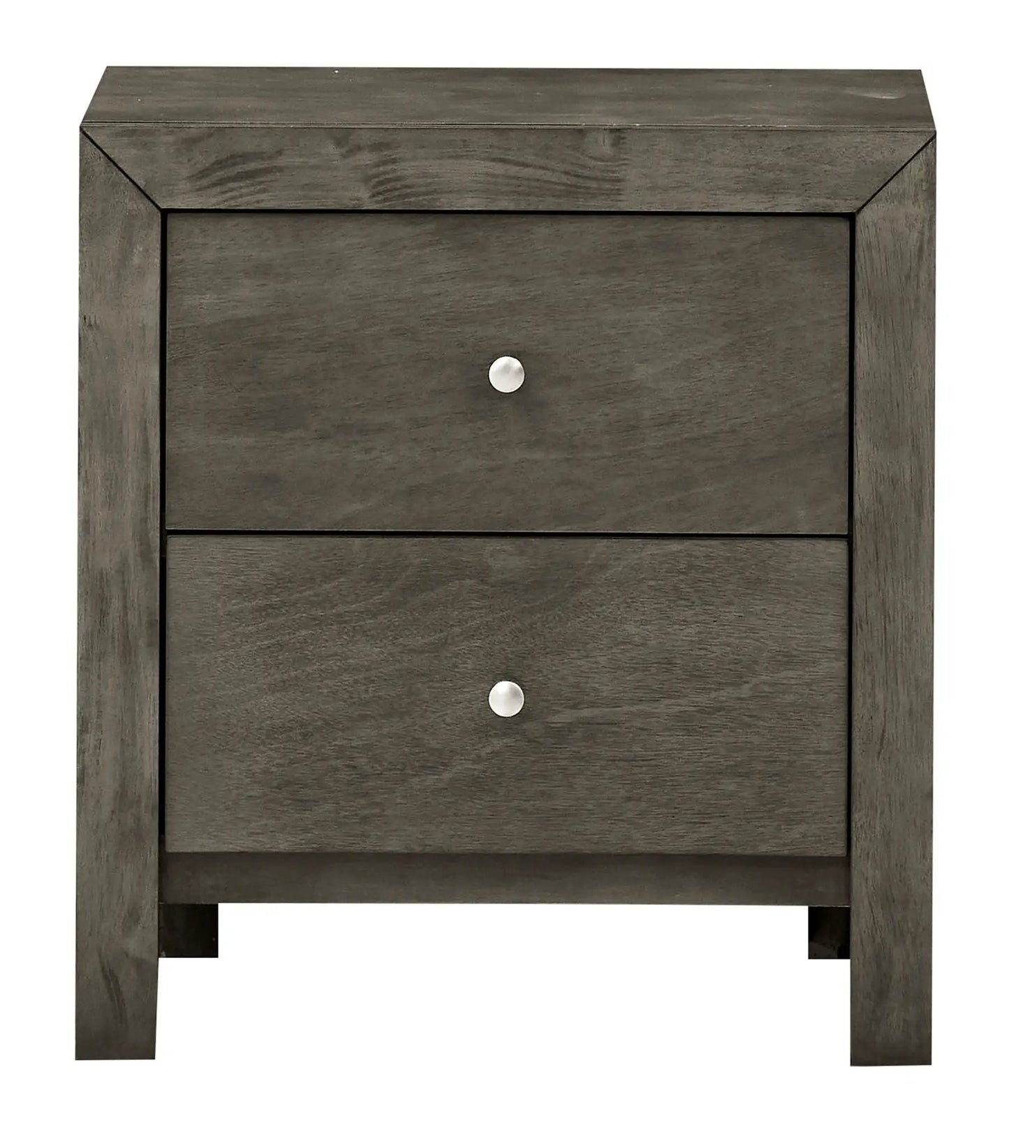 Charming Nightstand with Drawers, Modern Wood