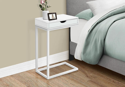 Accent Table C Shaped Contemporary Elegant Design