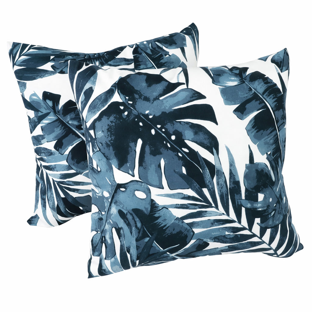 Set of 2 Waterproof Outdoor Throw Pillows