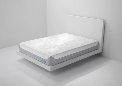 BedGear S5 Performance Queen Mattress – Medium Comfort, quilted top, gray side, white bed by HouseOfZazla on Tampa Home & Garden Store
