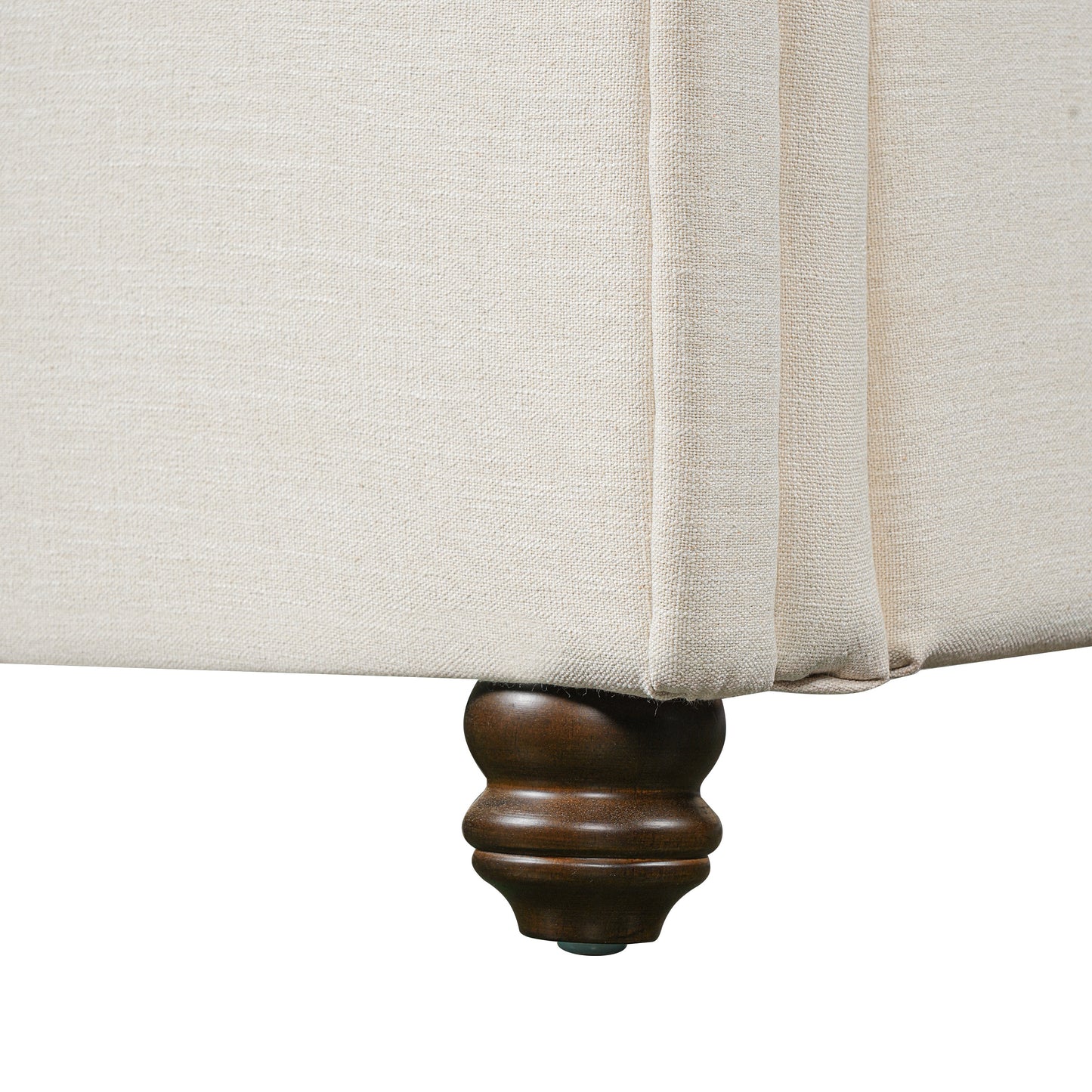 Queen Luxurious Upholstered Bed Frame and Linen