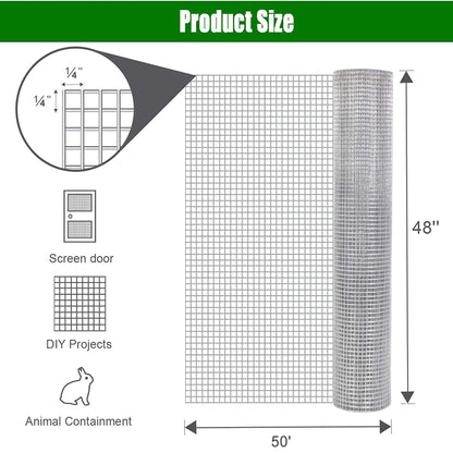 Galvanized Hardware Cloth and Wire Fence Roll