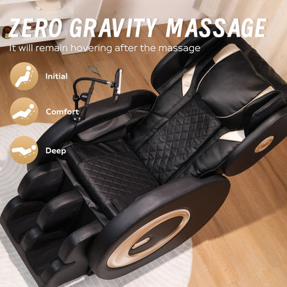 Automatic Massage Chair Recliner black with zero gravity and air pressure HouseOfZazla on Tampa Home & Garden Store
