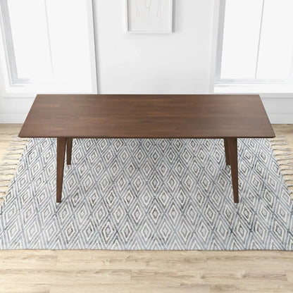 Mary Modern Rectangular Dining Table in dark walnut wood by Unique Piece Furniture on Tampa Home & Garden Store