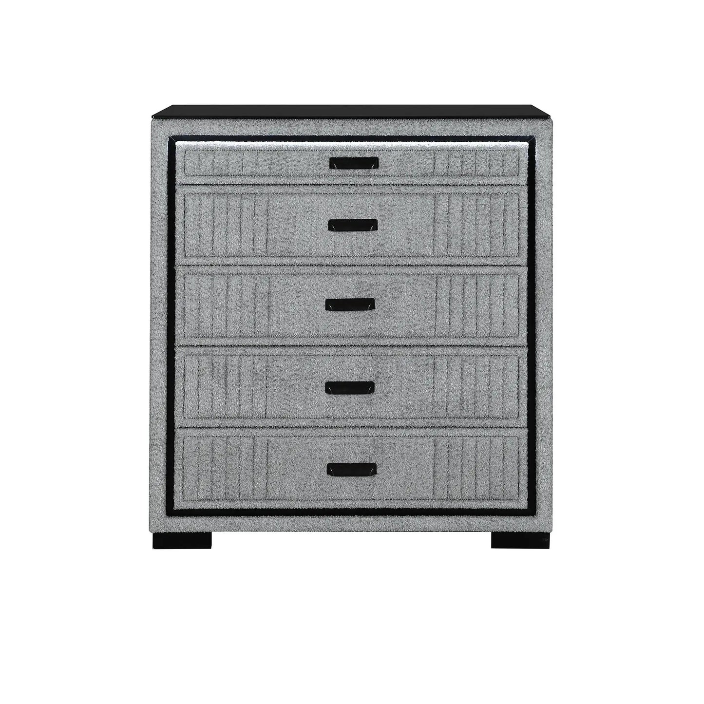 Isaiah Upholstered Chest and LED Lighting
