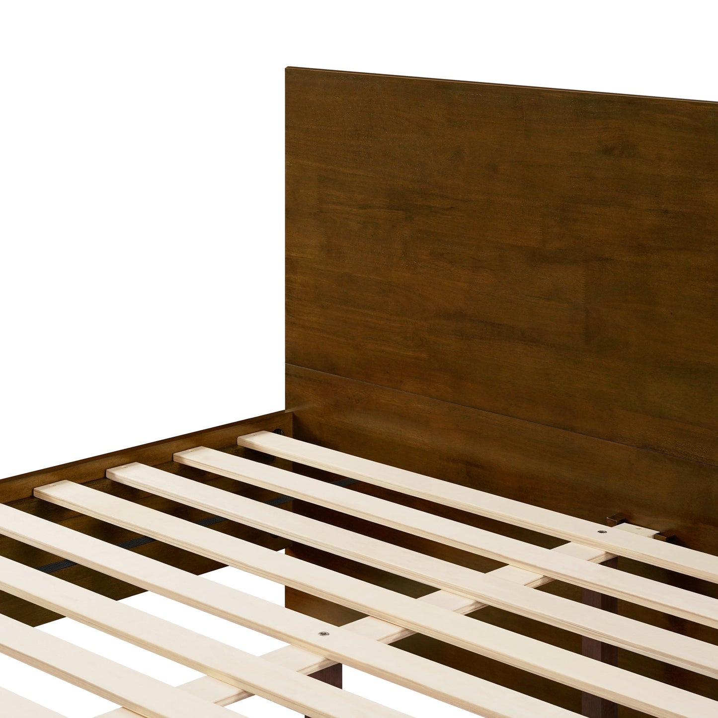 Walnut Queen Platform Bed Frame and Storage