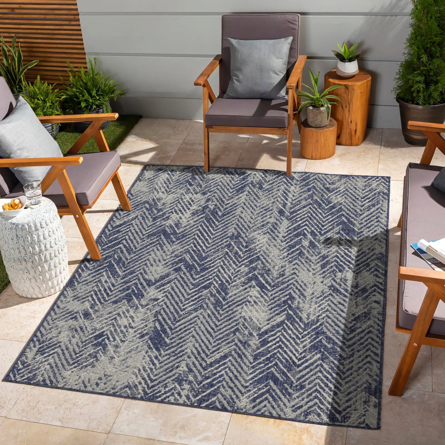 Modern Sunshine Indoor and Outdoor Area Rug