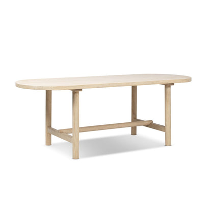 8-Seat Oval Dining Table in natural reclaimed pine by HouseOfZazla on Tampa Home & Garden Store