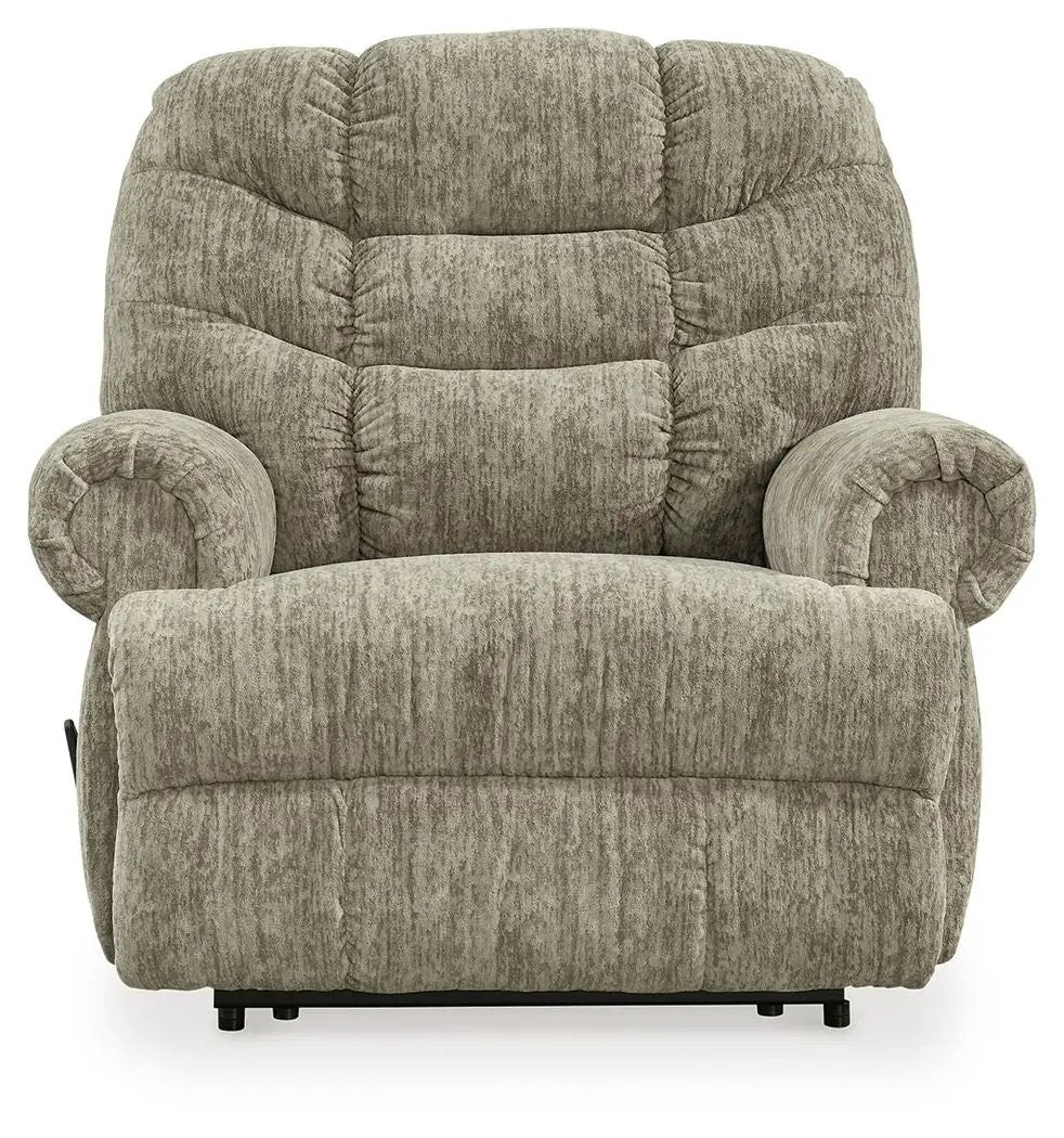 Movie Man Large Wall Recliner in Plush Upholstery