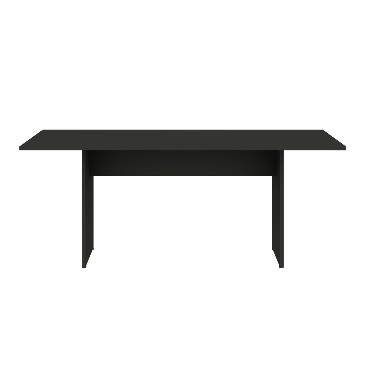 Nomad Dining Table with Protouch Wood-Grain Finish in black by HouseOfZazla on Tampa Home & Garden Store