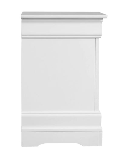 Traditional Nightstand Carved Bases and Curves