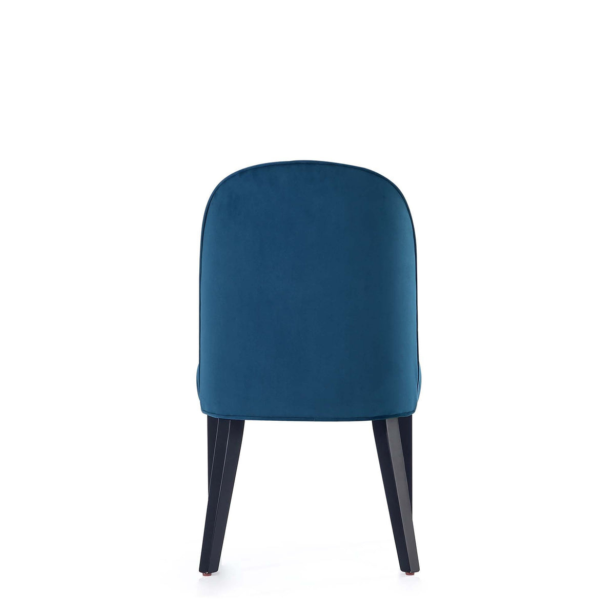 Dining chair blue upholstered seat with beech wood frame by HouseOfZazla on Tampa Home & Garden Store