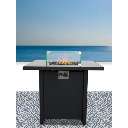 Powder Coated Stainless Steel Fire Pit With Lid