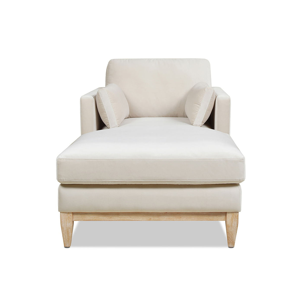 Chaise lounge chair beige upholstery with removable cushions by HouseOfZazla on Tampa Home & Garden Store