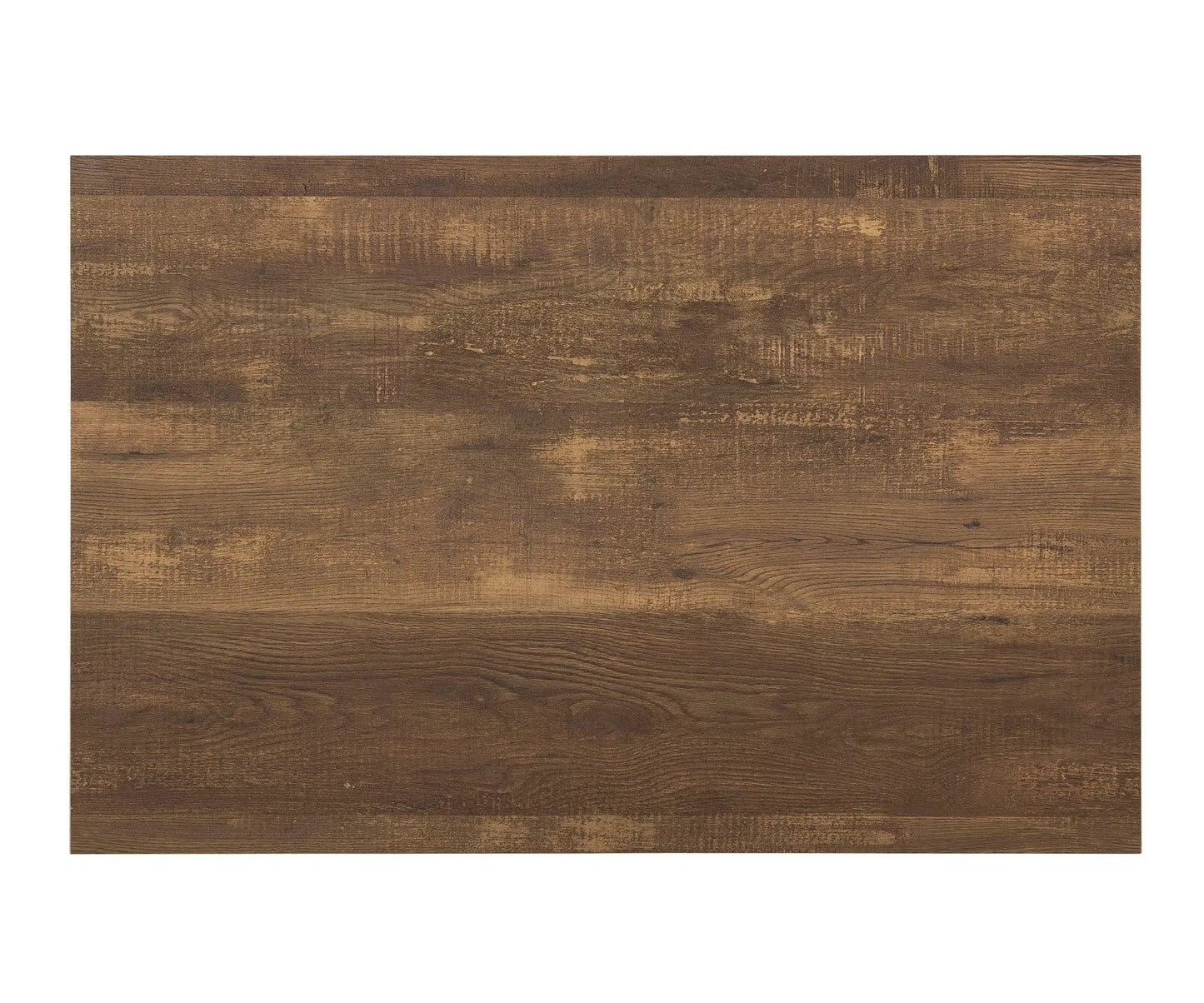 Rustic Oak Desk in Taupe Finish with Sturdy Build