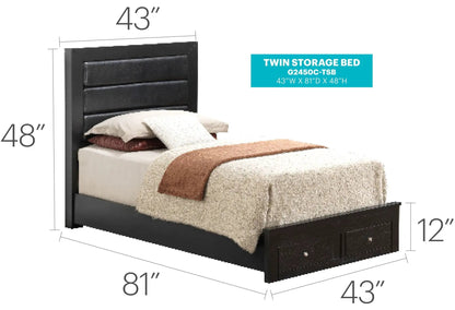 Elegant Storage Bed for Cozy Bedroom Spaces