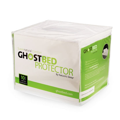 GhostBed Protector waterproof mattress protector with soft knit top and stay-put elastic edges on Tampa Home & Garden Store