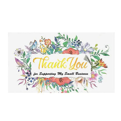English Holiday Thank You Card for Do It Yourself