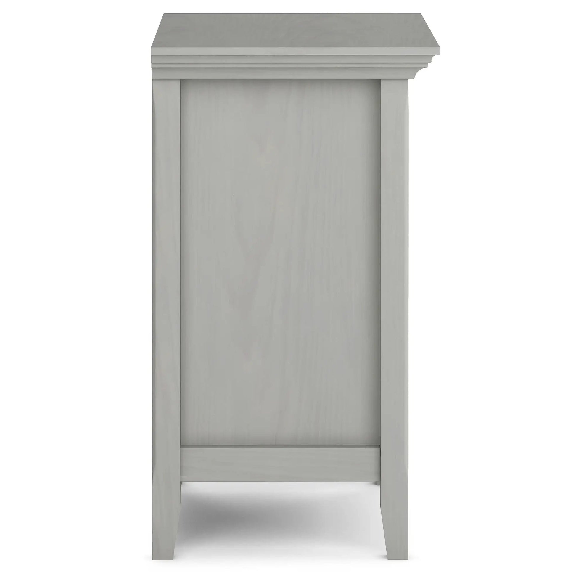Amherst bedside table in light gray wood by Unique Piece Furniture on Tampa Home & Garden Store