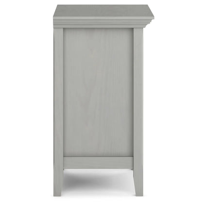 Amherst bedside table in light gray wood by Unique Piece Furniture on Tampa Home & Garden Store