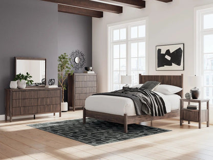 Pamytta Six Drawer Dresser With Reeded Accents