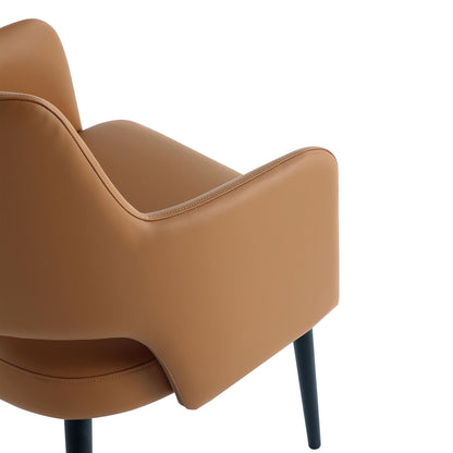 Modern Tremont Dining Armchair and Steel Frame