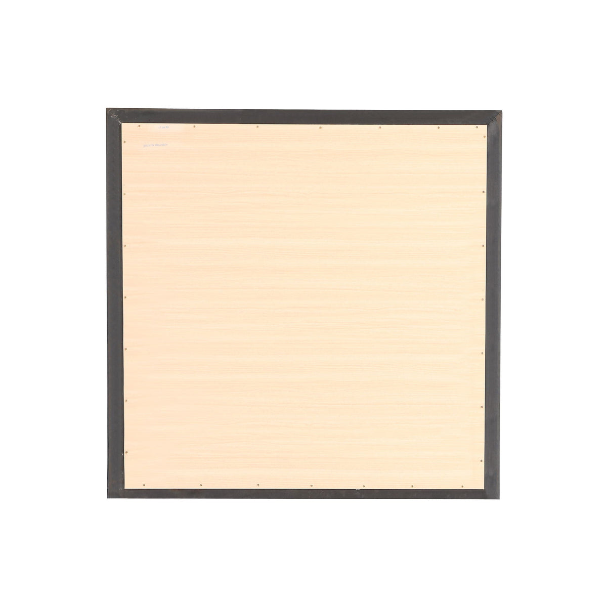 Burlington Modern Design Transitional Wall Mirror with black wood frame and wood backing on Tampa Home & Garden Store