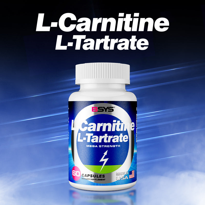 L-Carnitine L-Tartrate supplement bottle blue label 60 capsules Perfecsy on Tampa Home & Garden Store