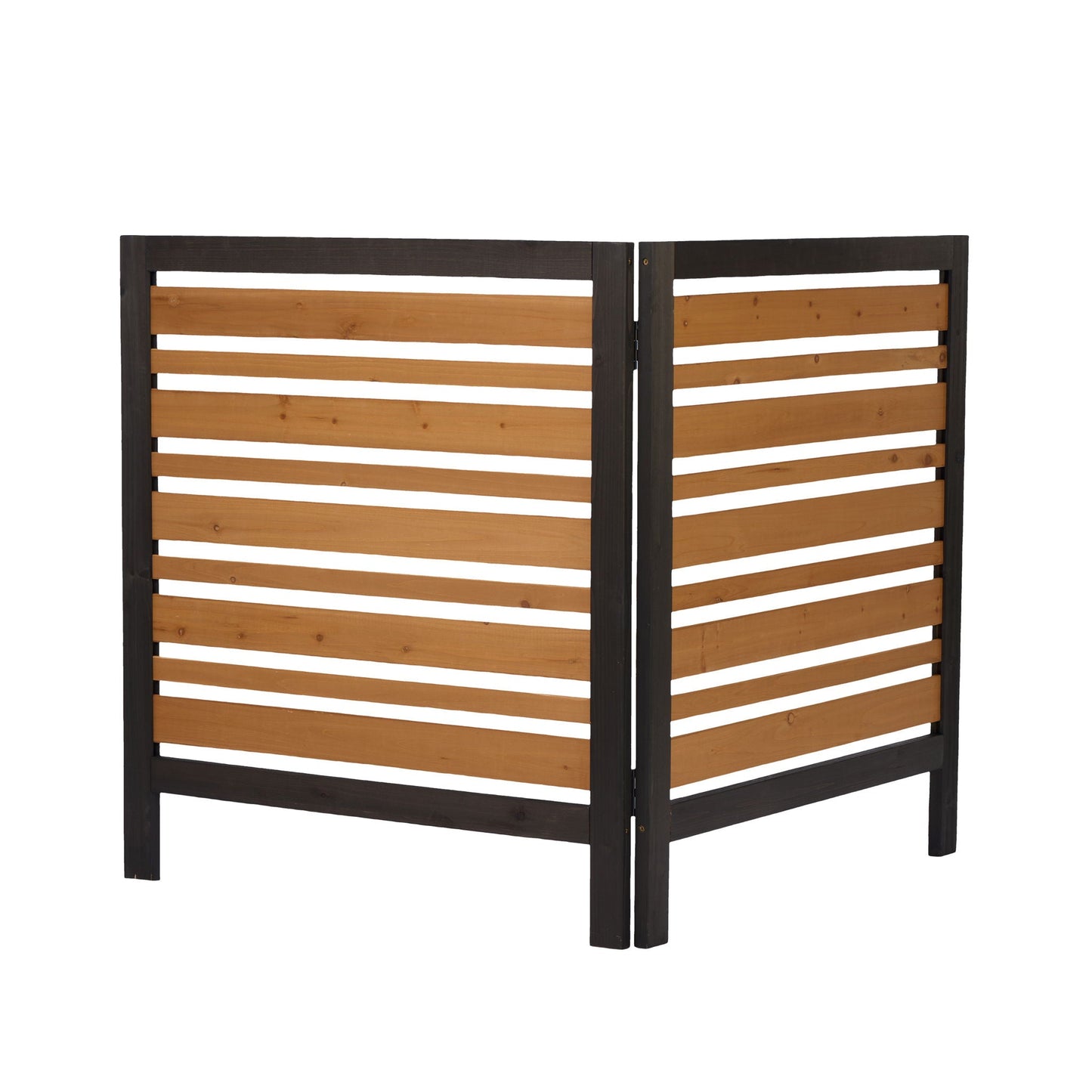 Premium Solid Wood Ac Screen for a Private Patio