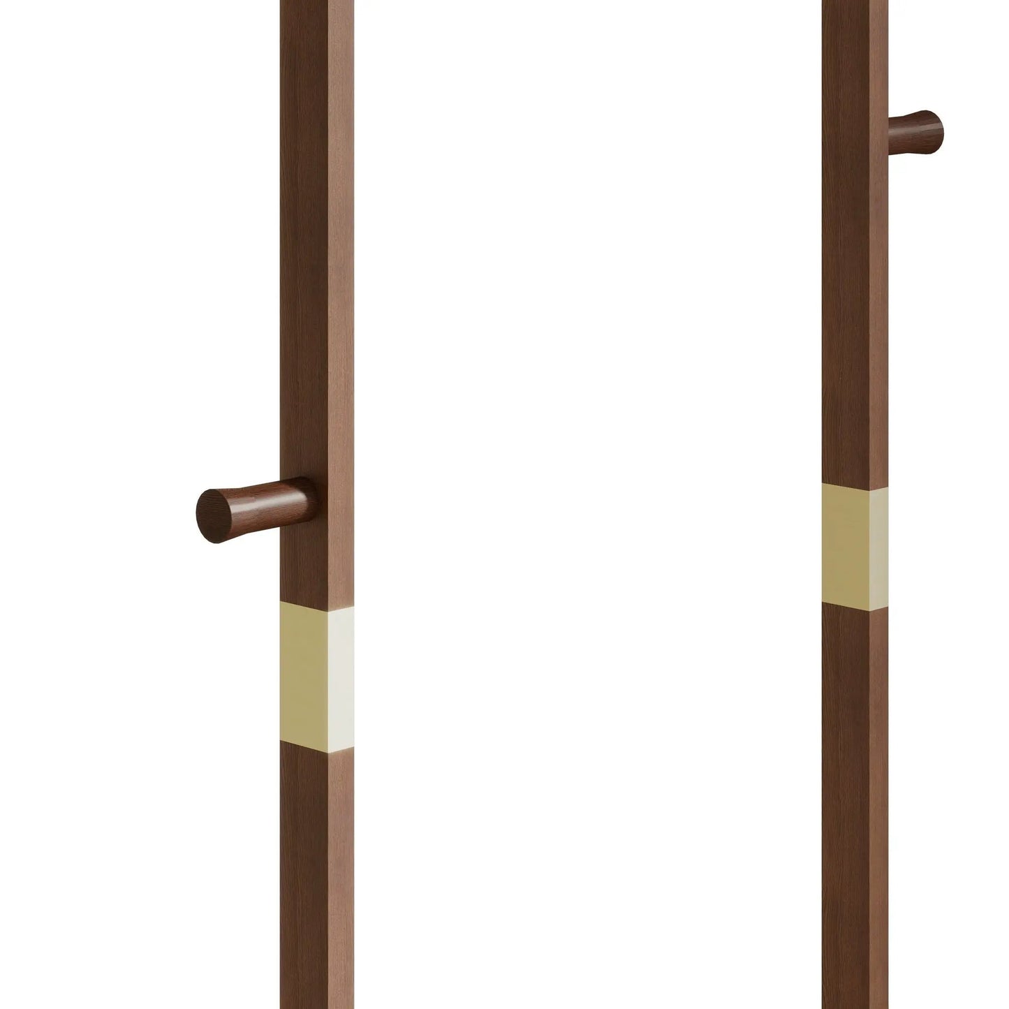 Solid Rubber Wood Hat Rack for Entryways