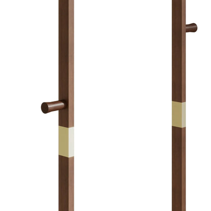 Solid Rubber Wood Hat Rack for Entryways